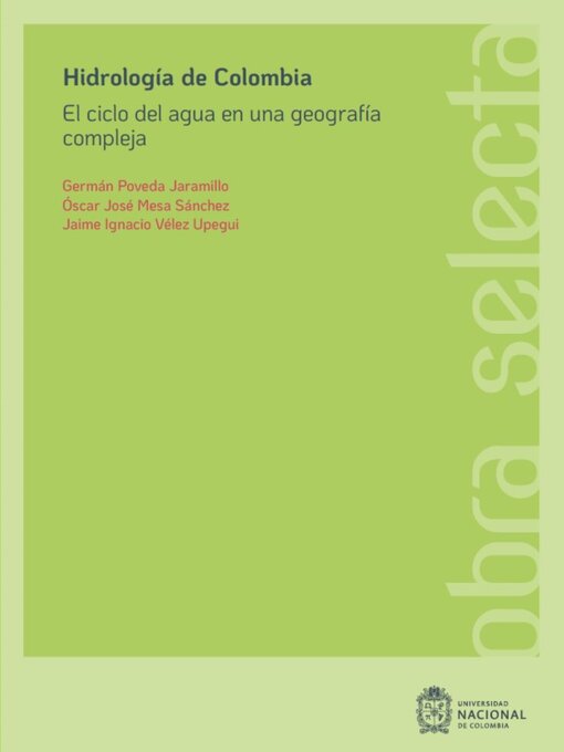 Cover image for Hidrología de Colombia